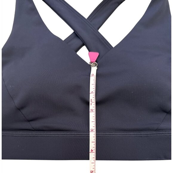 Lululemon Envital Bra B/C Cross-Back Sports Bra Size 4 Black W2EIWS in BKNT NWT - Picture 12 of 15